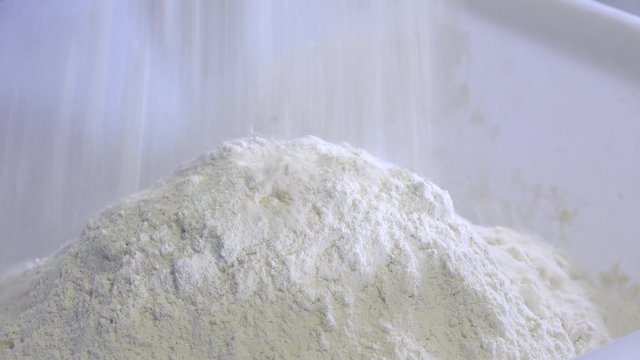 metering and weighing of wheat flour