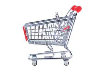 shopping cart isolated on white background