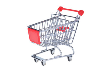 shopping cart isolated on white background