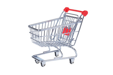 shopping cart isolated on white background