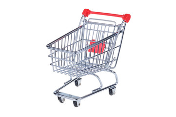shopping cart isolated on white background