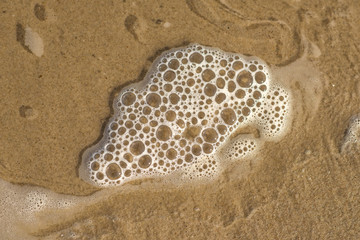 Blasen im Wasser