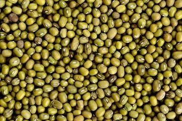 Raw mung beans pattern contrast