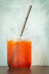 iced tea on the table