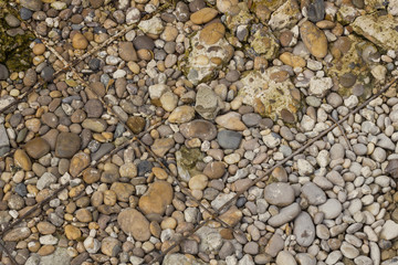 The cleavage Concrete slabs floor -  stones background.