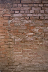 Old brick wall: Texture of vintage brickwork