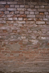 Old brick wall: Texture of vintage brickwork