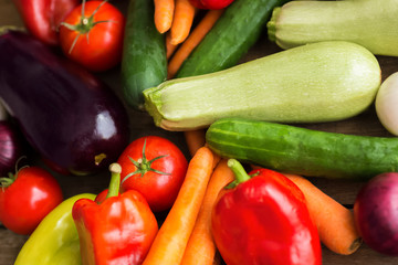 Group of vegetables