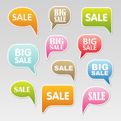 Retail Sale speech bubble, discount