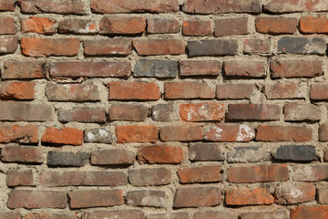 Alte Ziegelmauer für kreative Projekte