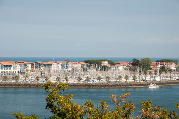 Marina off Basque coast