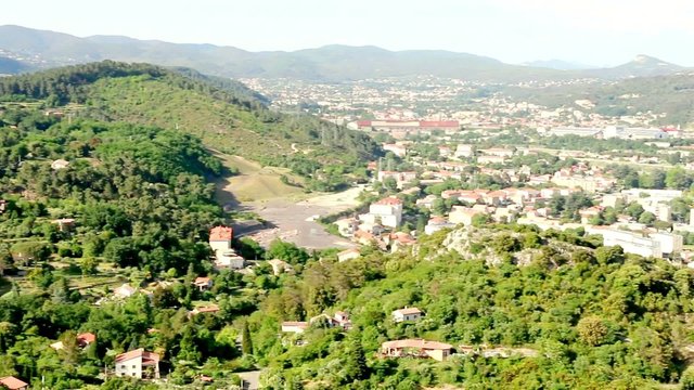 Panorama sur la ville d 'Al&egrave;s
