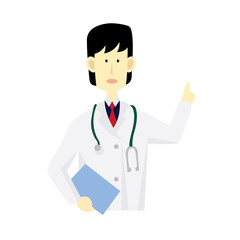 Medical doctor vector illustration