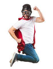 crazy super hero flying