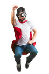 crazy super hero flying