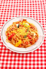 おいしそうなスパゲティ
