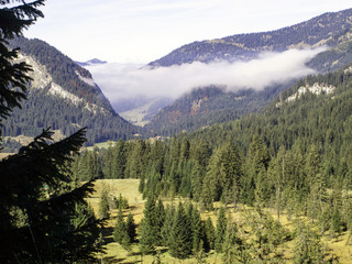 herrliches Alpenpanorama