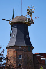 Windmühle Hage, höchste Windmühle in Deutschland, Ostfrieslan © dina