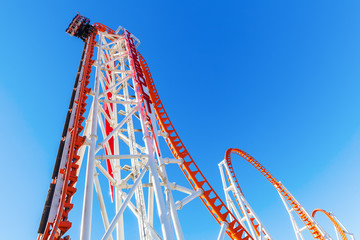 Achterbahn Thunderbolt in Coney Island, Brooklyn, New York CIty