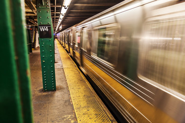 U-Bahnhof in Manhattan, New York City