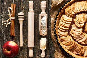 French apple pie