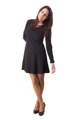 Fototapeta premium full body woman on white background