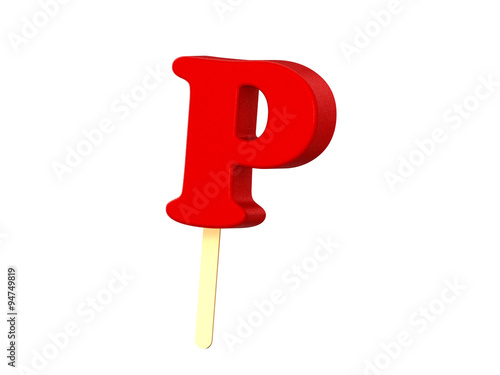 “Red candy alphabet letter P” Stockfotos und lizenzfreie Bilder auf
