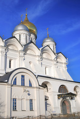 Archangels church in Moscow Kremlin. UNESCO World Heritage Site.