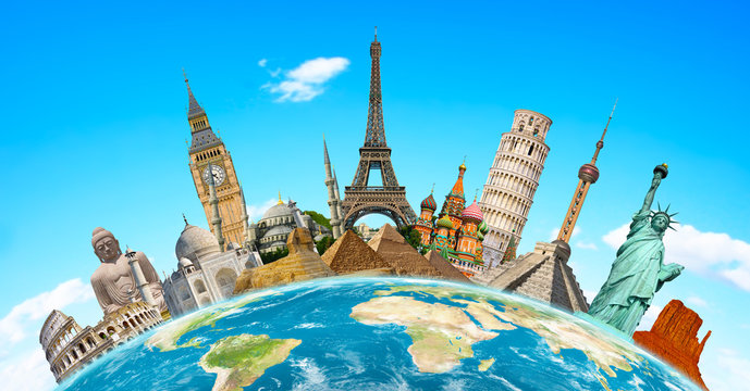 Famous monuments of the world