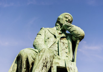 Robert Schumann nachdenklich