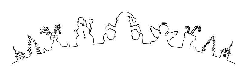 Silhouette Weihnachten