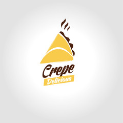 Logo Crepe Deliciosa de chocolate