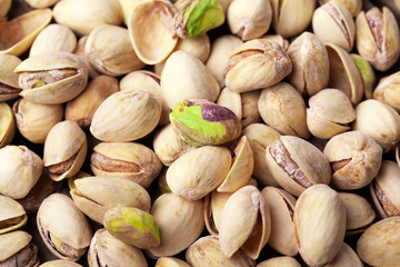 Pistachios fruit background