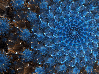 Abstract digitally generated image swirl © olgasalt