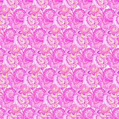 Endless ethnic magenta endless backdrop 
