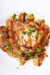Rabbit with dried plums