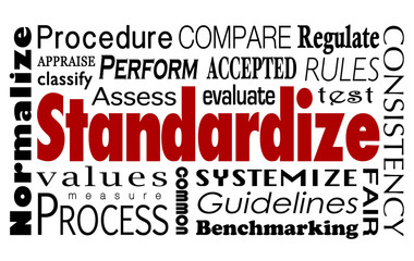 Standardize Word Collage Measure Consistent Process