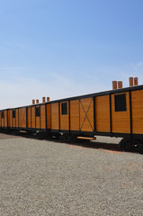 Obraz premium woden, vintage train