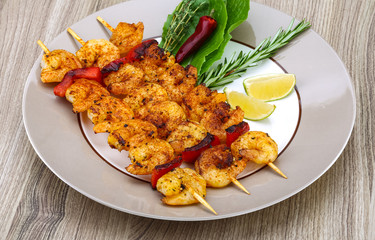 Prawn skewer