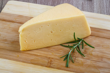 Yellow cheese triangle