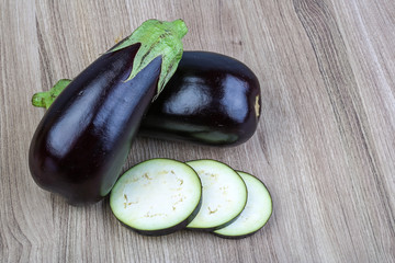 Raw eggplant