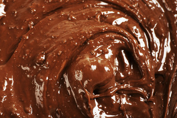 Chocolate as background