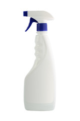 Bottle for detergent. Isolated sprayer
