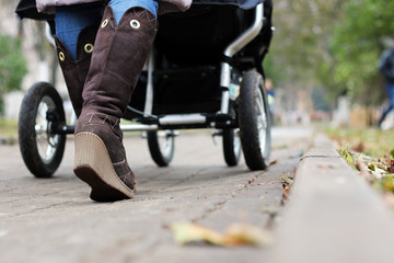  foot steps with stroller