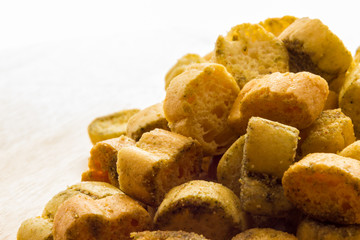 Croutons of bread