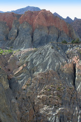 Obraz premium Rocks in the Fan Mountains. Pamir. Tajikistan, Central Asia. Ton