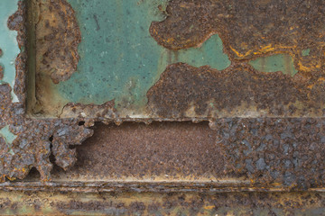 Oxidized metal surface