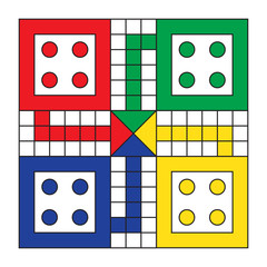 Ludo game board