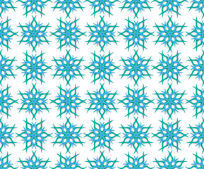 abstract floral pattern starry