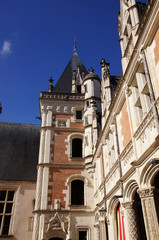 Fototapeta na wymiar château royal de Blois - Aile Louix XII